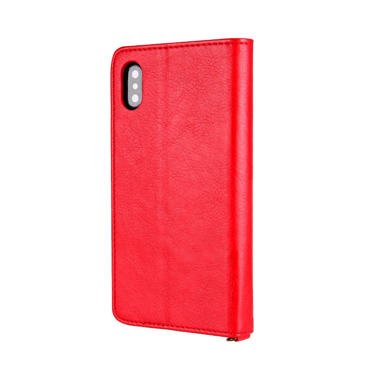 For iPhone XS Max CMai2 Kaka Series Litchi Texture Horizontal Flip Leather Case with Holder & Card Slots