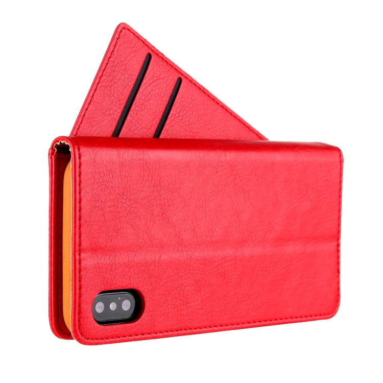 For iPhone XS Max CMai2 Kaka Series Litchi Texture Horizontal Flip Leather Case with Holder & Card Slots