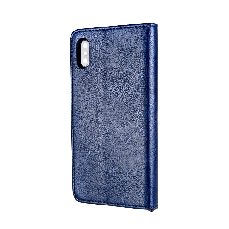 For iPhone XS Max CMai2 Kaka Series Litchi Texture Horizontal Flip Leather Case with Holder & Card Slots
