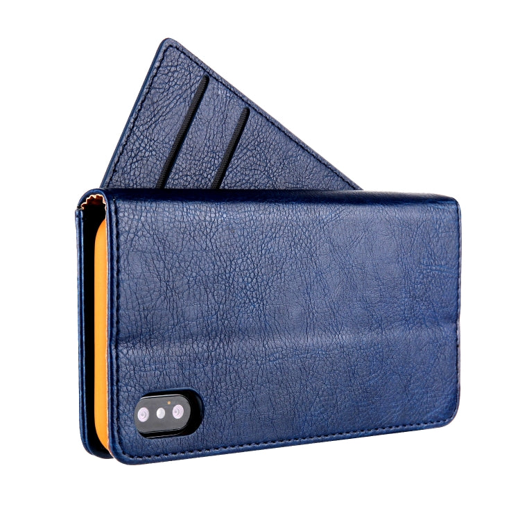 For iPhone XS Max CMai2 Kaka Series Litchi Texture Horizontal Flip Leather Case with Holder & Card Slots