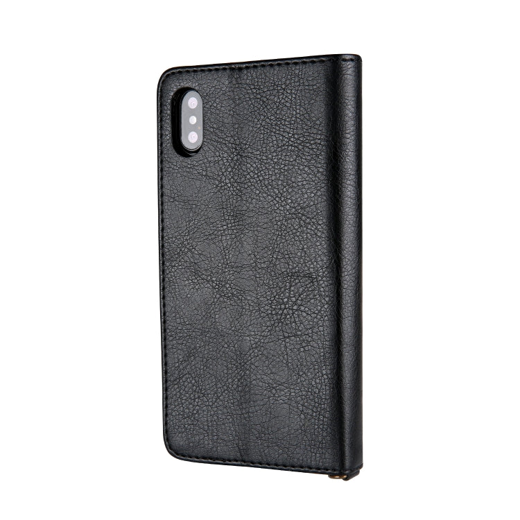 For iPhone XS Max CMai2 Kaka Series Litchi Texture Horizontal Flip Leather Case with Holder & Card Slots