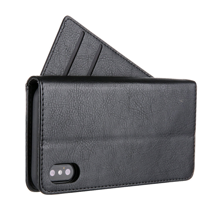 For iPhone XS Max CMai2 Kaka Series Litchi Texture Horizontal Flip Leather Case with Holder & Card Slots