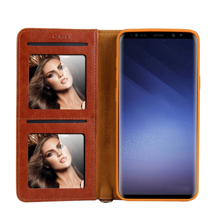 For Galaxy S9 CMai2 Kaka Series Litchi Texture Horizontal Flip Leather Case with Holder & Card Slots