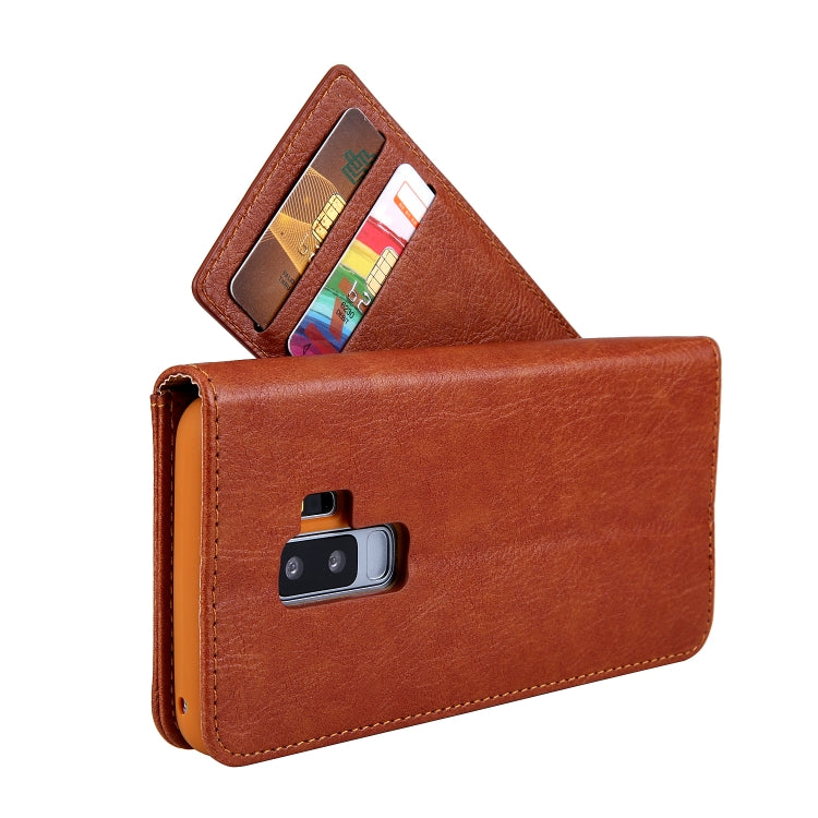 For Galaxy S9+ CMai2 Kaka Series Litchi Texture Horizontal Flip Leather Case with Holder & Card Slots