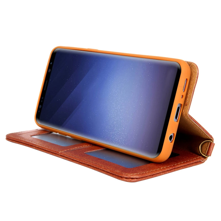 For Galaxy S9+ CMai2 Kaka Series Litchi Texture Horizontal Flip Leather Case with Holder & Card Slots