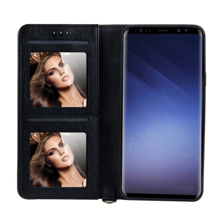 For Galaxy S9+ CMai2 Kaka Series Litchi Texture Horizontal Flip Leather Case with Holder & Card Slots