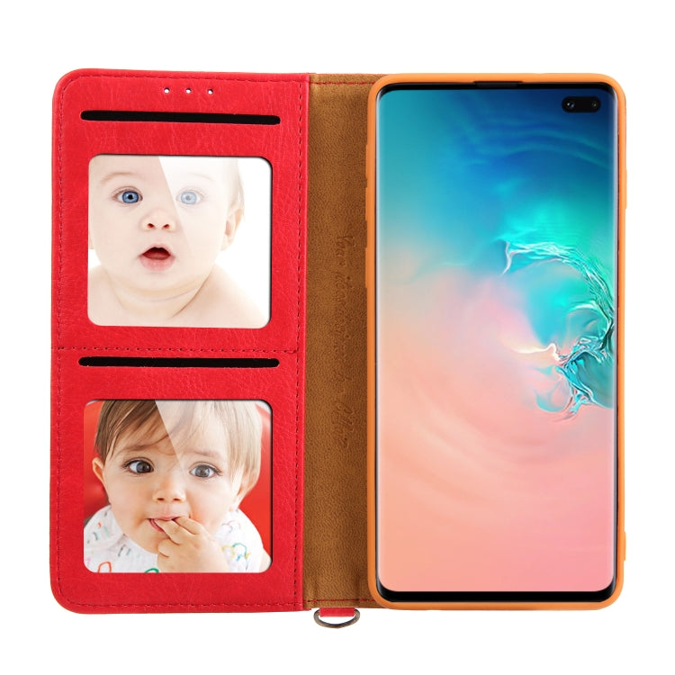 For Galaxy S10 CMai2 Kaka Series Litchi Texture Horizontal Flip Leather Case with Holder & Card Slots
