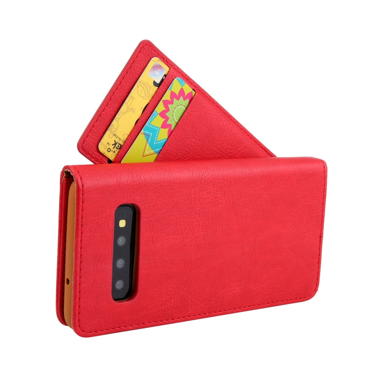 For Galaxy S10 CMai2 Kaka Series Litchi Texture Horizontal Flip Leather Case with Holder & Card Slots