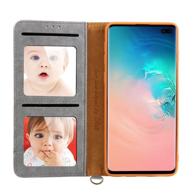 For Galaxy S10 CMai2 Kaka Series Litchi Texture Horizontal Flip Leather Case with Holder & Card Slots