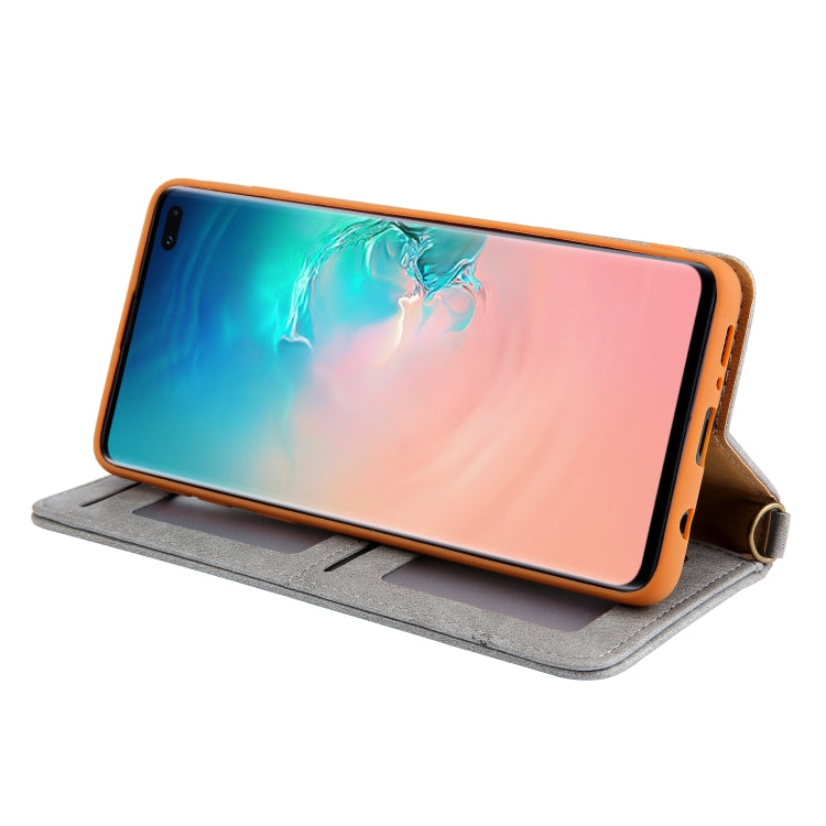 For Galaxy S10 CMai2 Kaka Series Litchi Texture Horizontal Flip Leather Case with Holder & Card Slots