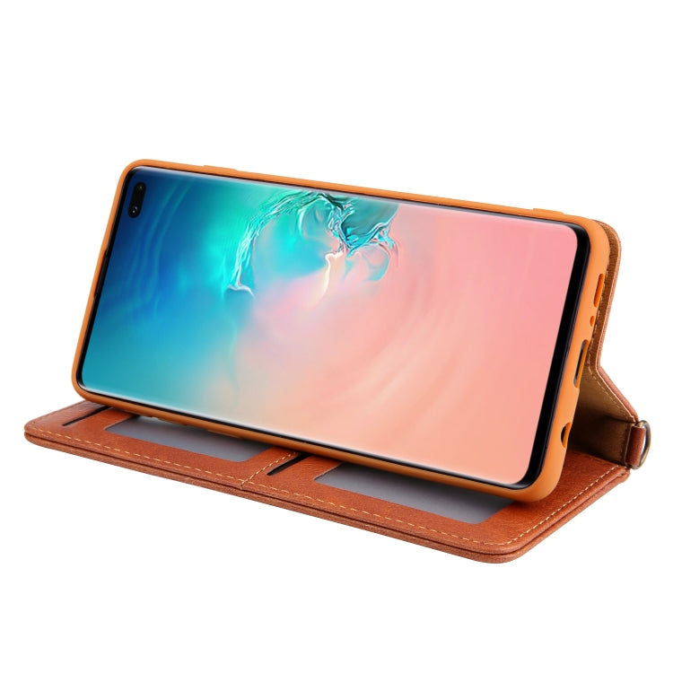 For Galaxy S10+ CMai2 Kaka Series Litchi Texture Horizontal Flip Leather Case with Holder & Card Slots