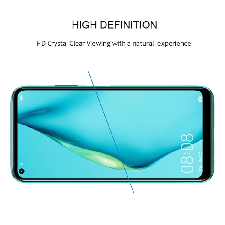 For Huawei Nova 7i 9H Surface Hardness 2.5D Full Screen Curved Tempered Glass Film