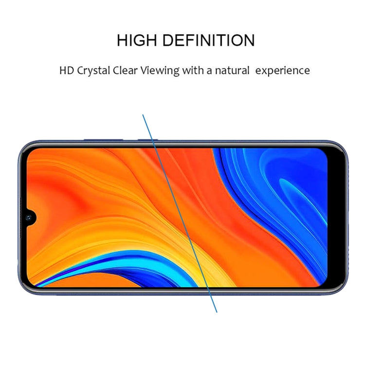 For Huawei Y6s 9H Surface Hardness 2.5D Full Screen Curved Tempered Glass Film