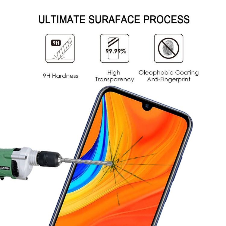For Huawei Y6s 9H Surface Hardness 2.5D Full Screen Curved Tempered Glass Film