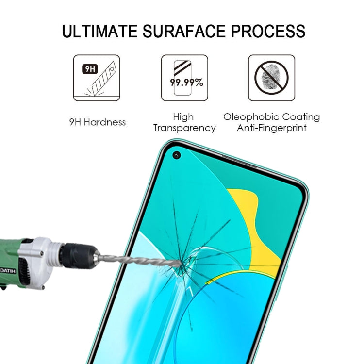 For Huawei Honor 30s 9H Surface Hardness 2.5D Full Screen Curved Tempered Glass Film