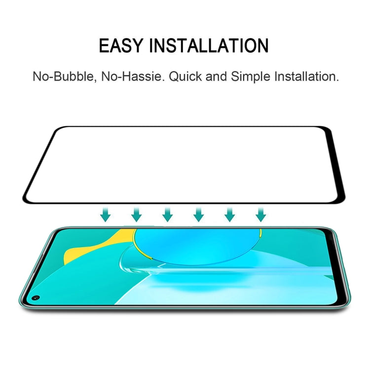 For Huawei Honor 30s 9H Surface Hardness 2.5D Full Screen Curved Tempered Glass Film