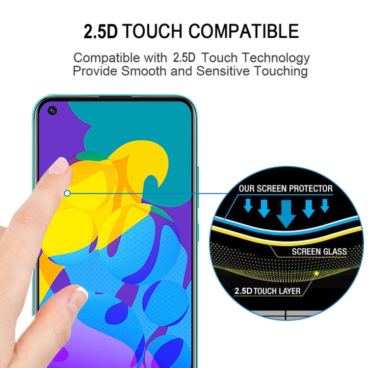 For Huawei Honor Play 4T 9H Surface Hardness 2.5D Full Screen Curved Tempered Glass Film