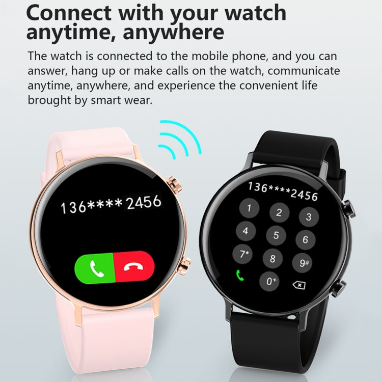 HAMTOD GW33S 1.28 inch TFT Screen Smart Watch, Support Bluetooth Calling / Heart Rate Detection / Blood Oxygen Detection(White)