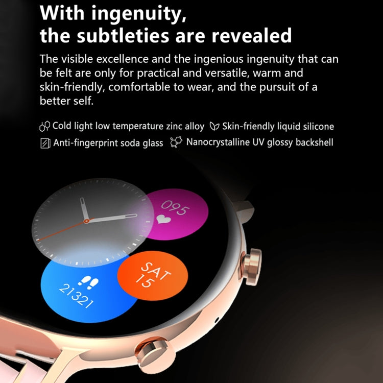 HAMTOD GW33S 1.28 inch TFT Screen Smart Watch, Support Bluetooth Calling / Heart Rate Detection / Blood Oxygen Detection(White)