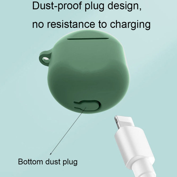 For Redmi Buds4 Silicone Earphone Protective Case with D Carabiner