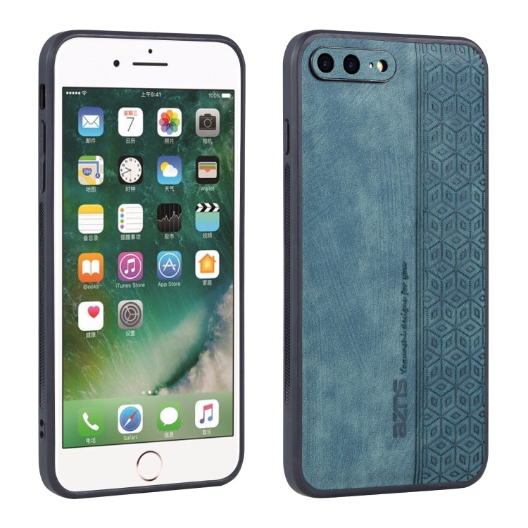 For iPhone 8 Plus / 7 Plus AZNS 3D Embossed Skin Feel Phone Case