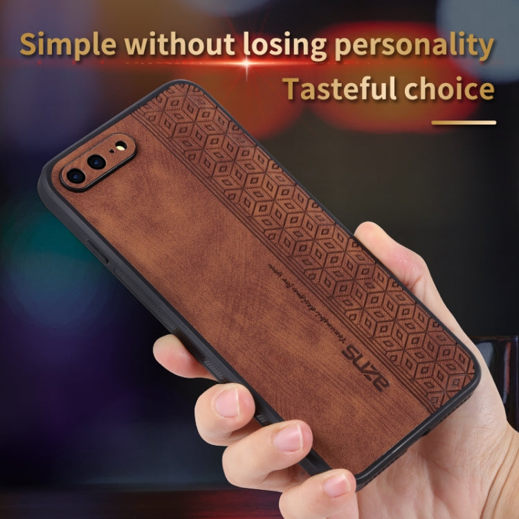 For iPhone 8 Plus / 7 Plus AZNS 3D Embossed Skin Feel Phone Case