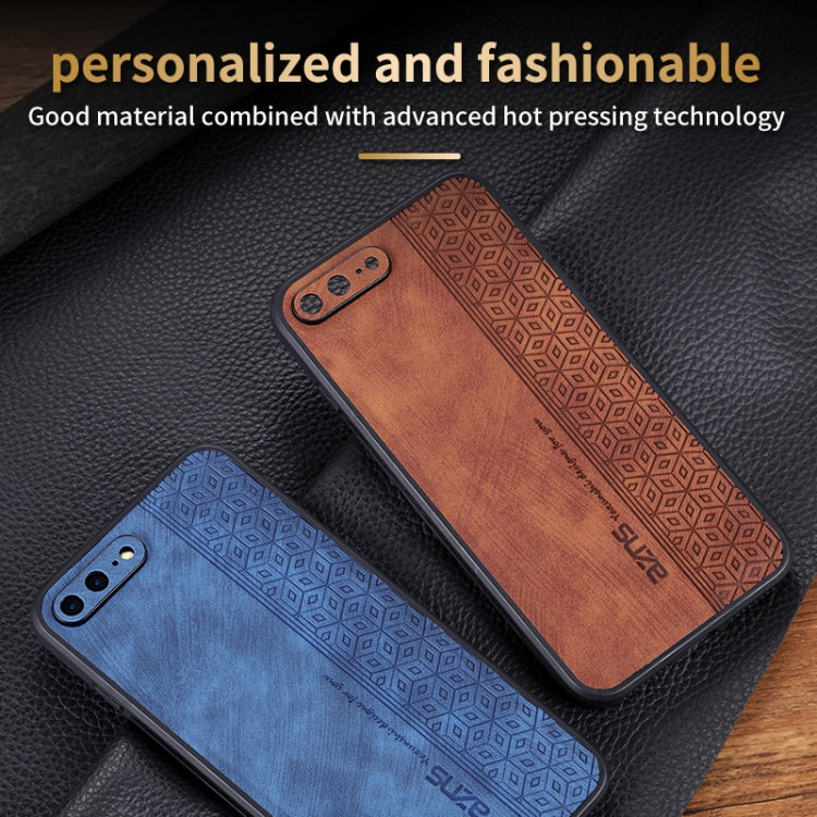 For iPhone 8 Plus / 7 Plus AZNS 3D Embossed Skin Feel Phone Case
