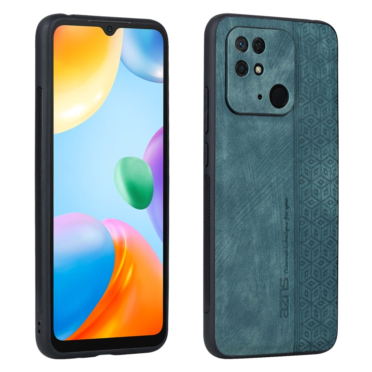 For Xiaomi Redmi 10C / 10 Indian AZNS 3D Embossed Skin Feel Phone Case