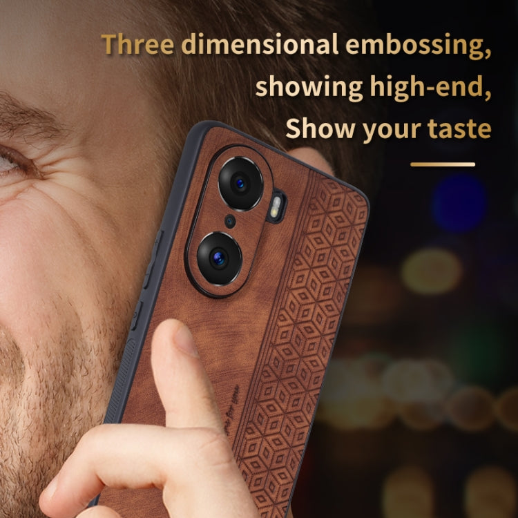 For Honor 60 AZNS 3D Embossed Skin Feel Phone Case