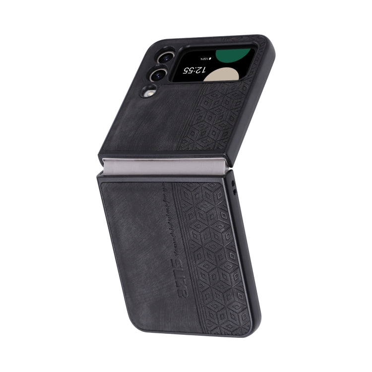 For Samsung Galaxy Z Flip4 5G AZNS 3D Embossed Skin Feel Phone Case