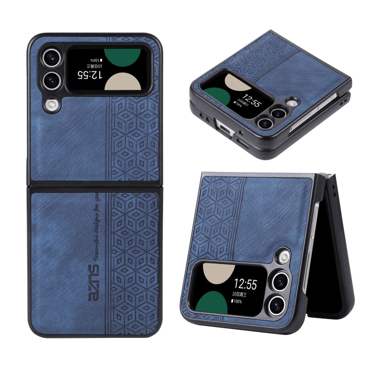 For Samsung Galaxy Z Flip4 5G AZNS 3D Embossed Skin Feel Phone Case