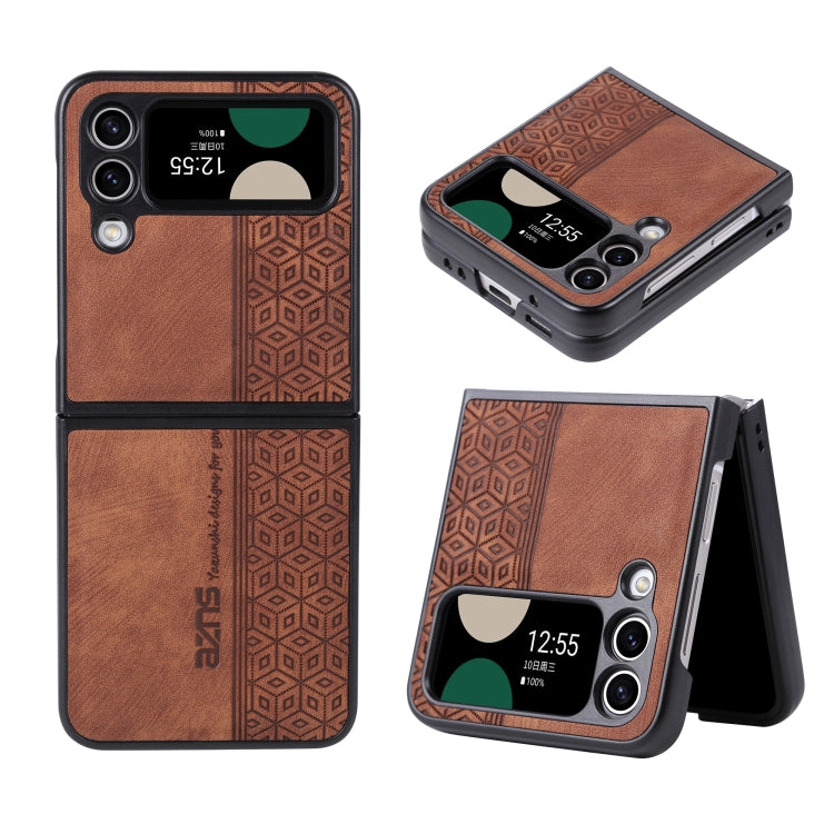 For Samsung Galaxy Z Flip4 5G AZNS 3D Embossed Skin Feel Phone Case