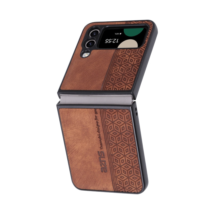 For Samsung Galaxy Z Flip4 5G AZNS 3D Embossed Skin Feel Phone Case