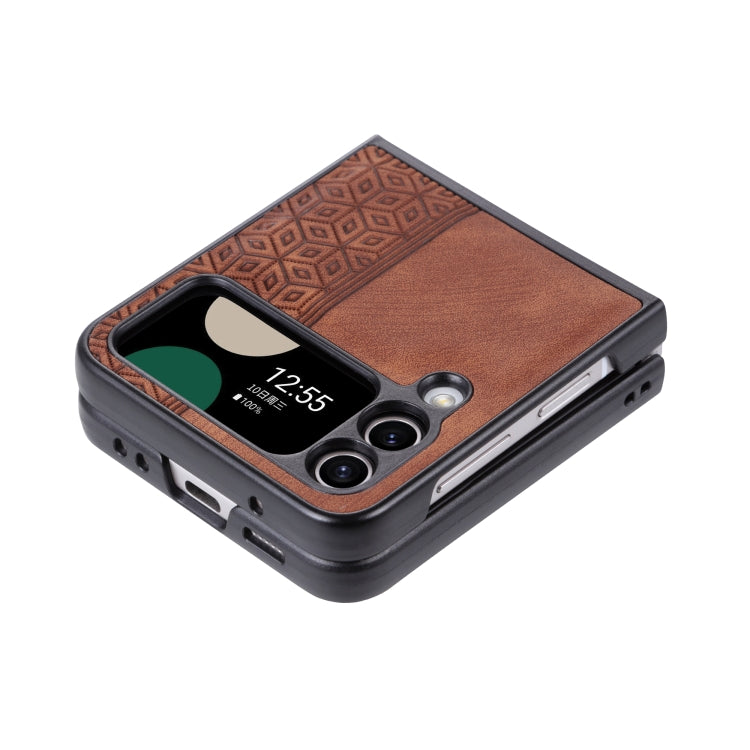 For Samsung Galaxy Z Flip4 5G AZNS 3D Embossed Skin Feel Phone Case