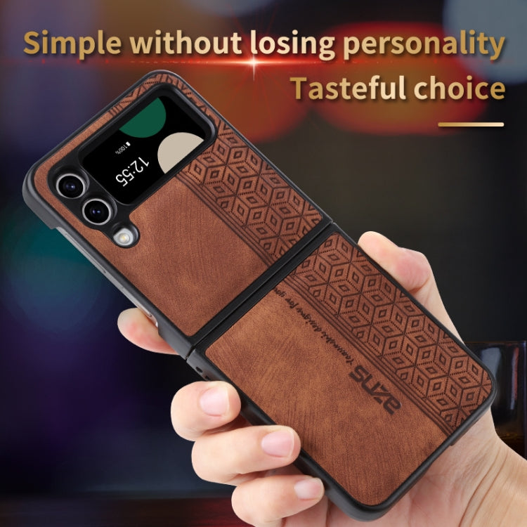 For Samsung Galaxy Z Flip4 5G AZNS 3D Embossed Skin Feel Phone Case