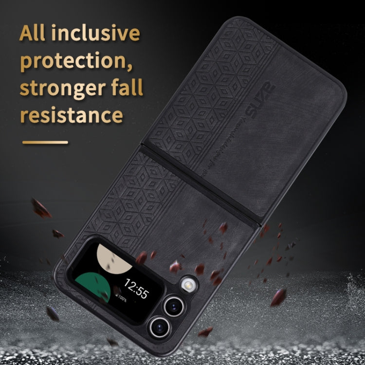 For Samsung Galaxy Z Flip4 5G AZNS 3D Embossed Skin Feel Phone Case