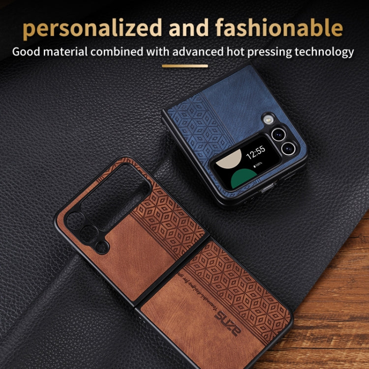 For Samsung Galaxy Z Flip4 5G AZNS 3D Embossed Skin Feel Phone Case