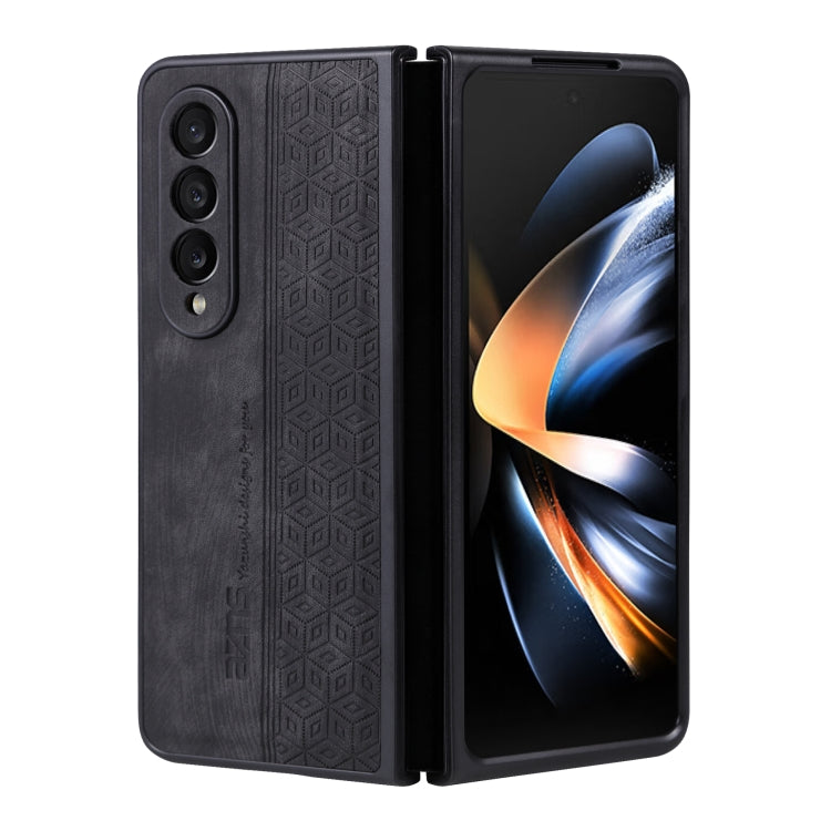 For Samsung Galaxy Z Fold4 5G AZNS 3D Embossed Skin Feel Phone Case