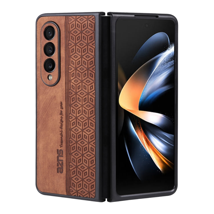 For Samsung Galaxy Z Fold4 5G AZNS 3D Embossed Skin Feel Phone Case