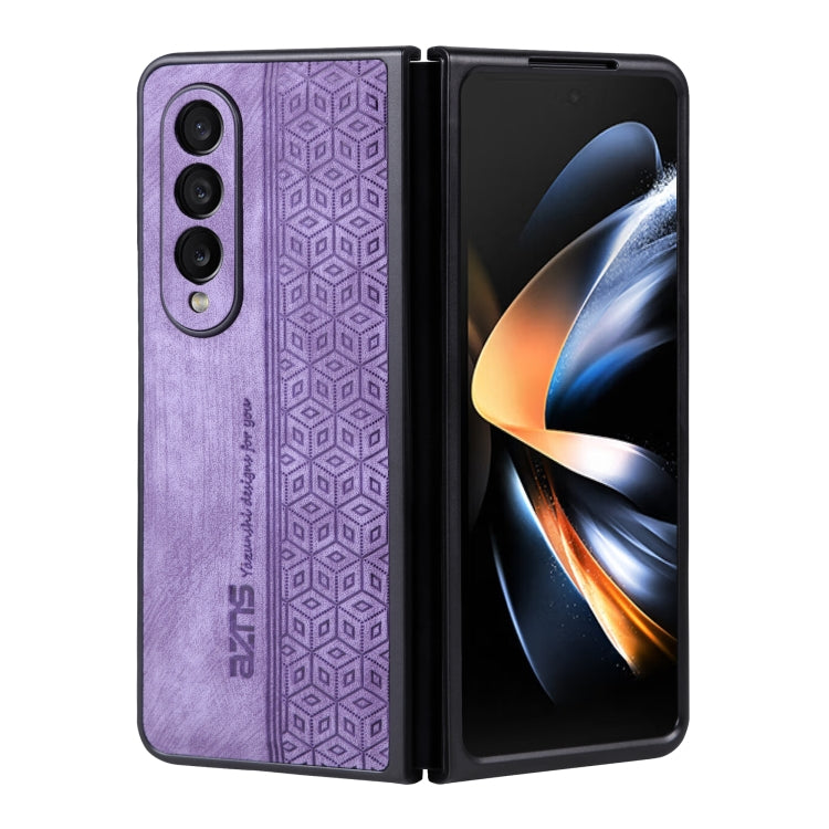 For Samsung Galaxy Z Fold3 5G AZNS 3D Embossed Skin Feel Phone Case