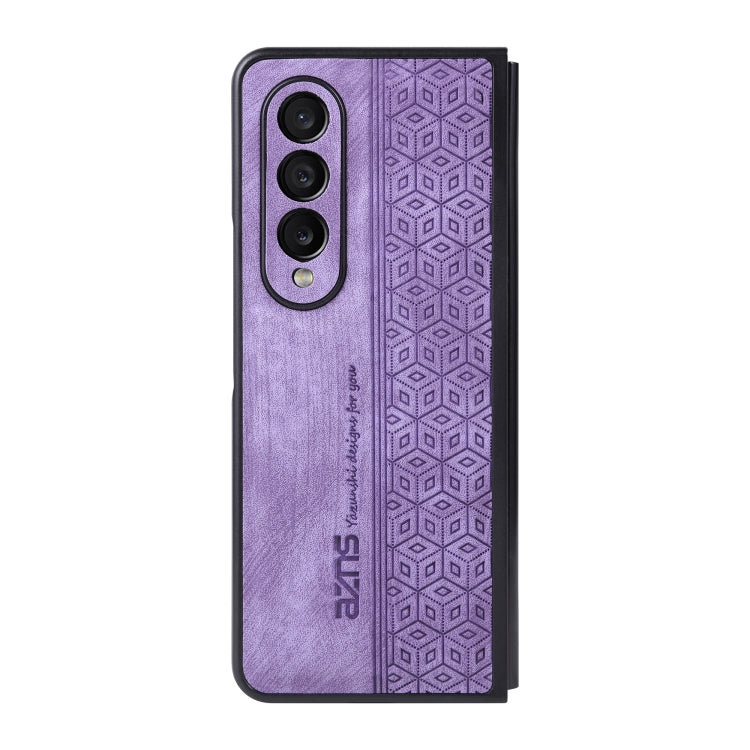 For Samsung Galaxy Z Fold3 5G AZNS 3D Embossed Skin Feel Phone Case