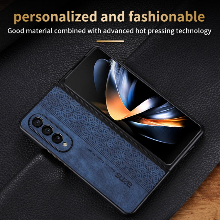 For Samsung Galaxy Z Fold3 5G AZNS 3D Embossed Skin Feel Phone Case