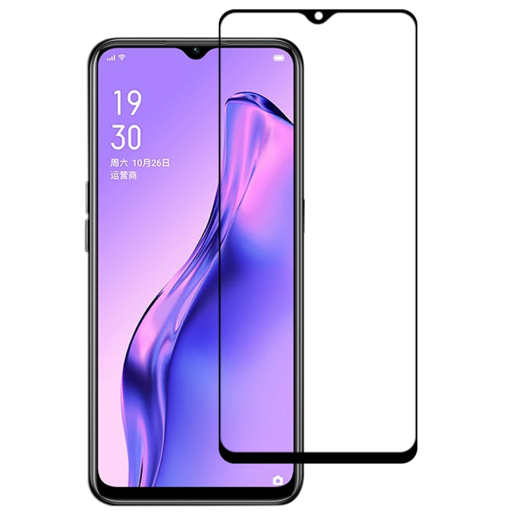 For OPPO A31 2020 9H Surface Hardness 2.5D Full Glue Full Screen Tempered Glass Film