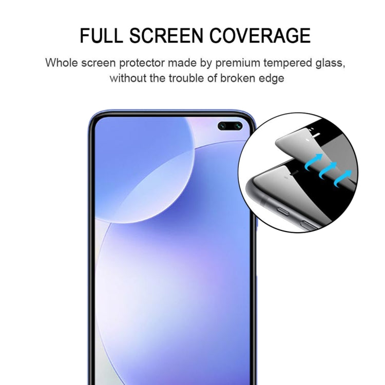 For Xiaomi Redmi K30 9H Surface Hardness 2.5D Full Glue Full Screen Tempered Glass Film