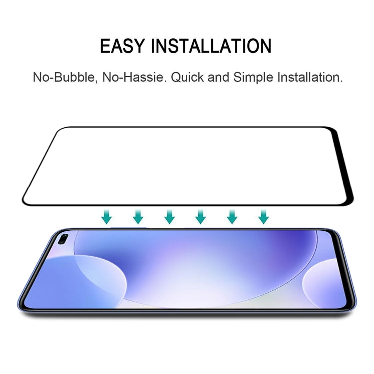 For Xiaomi Redmi K30 9H Surface Hardness 2.5D Full Glue Full Screen Tempered Glass Film