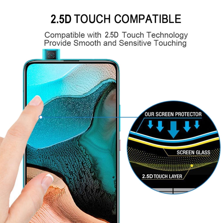 For Xiaomi Redmi K30 Pro 9H Surface Hardness 2.5D Full Glue Full Screen Tempered Glass Film
