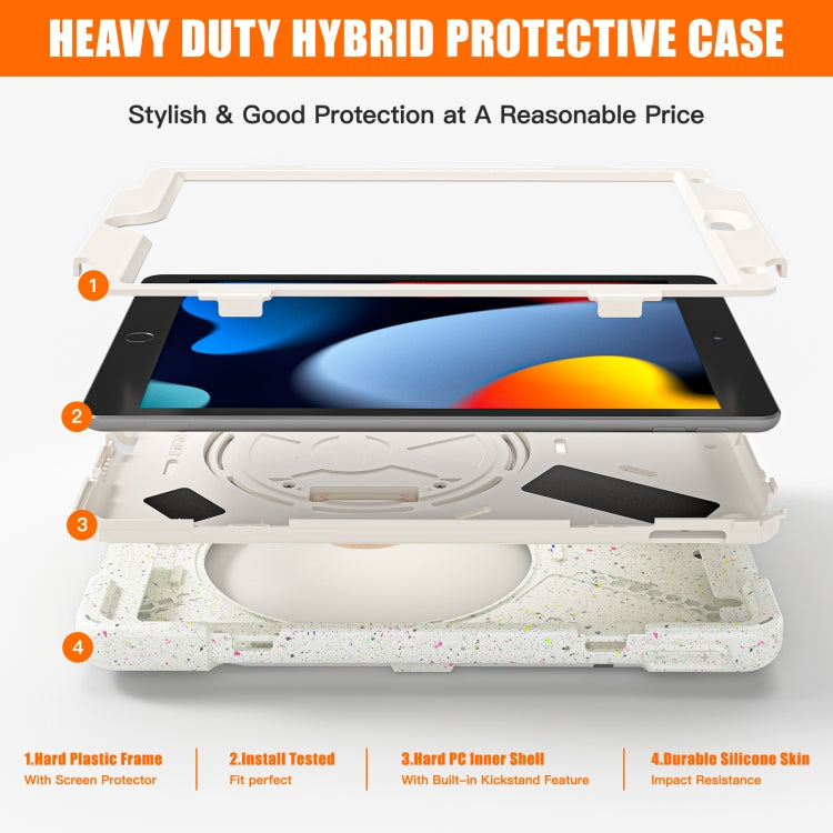 For iPad 10.2 2019 / 2020 / 2021 Silicone + PC Protective Tablet Case