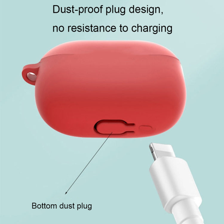 For Redmi Buds4 Pro Silicone Earphone Protective Case with D Carabiner
