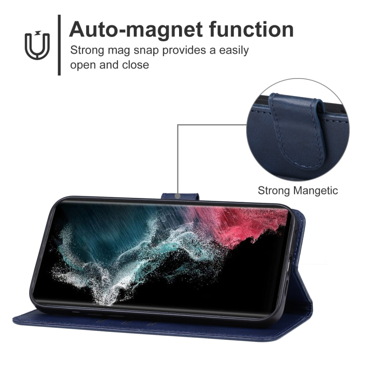 For Samsung Galaxy S23 Ultra 5G Leather Phone Case