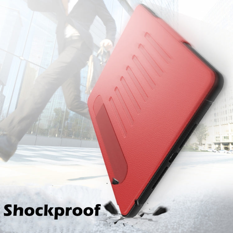 For iPad 10.2 Multifunctional Tablet PC Protective Leather Case with Bracket & Card Slots & Pen Slot & Wake-up / Sleep Function